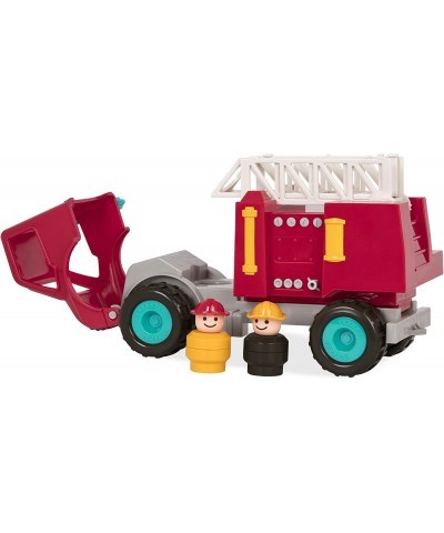 Fire Engine Truck with Working Movable Parts & 2 Firefighters Figurines - Toy Trucks For Toddlers 18M+ Red $18.89 Kids' Play ...