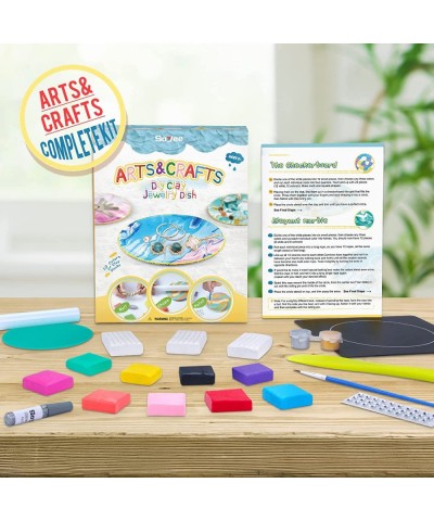 DIY Craft Kits Jewelry Dish Making Arts and Crafts for Girls Ages 8-12 Clay Art Projects Crafts for Kids - Teen Girl Gifts Cr...