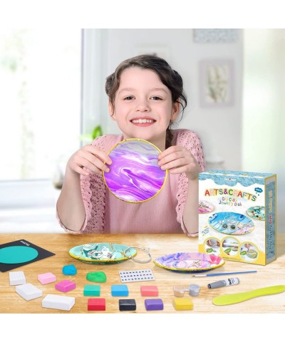 DIY Craft Kits Jewelry Dish Making Arts and Crafts for Girls Ages 8-12 Clay Art Projects Crafts for Kids - Teen Girl Gifts Cr...