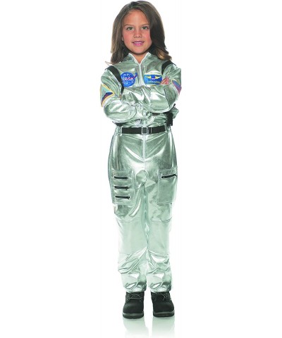 Astronaut Silver Child Space Explorer Costume $45.44 Kids' Costumes