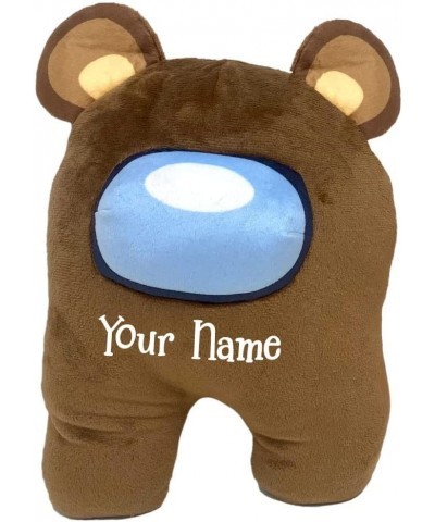 Personalized Among Us Plush - Brown Bear Character Stuffed Keepsake with Custom Name $34.88 Stuffed Animals & Teddy Bears