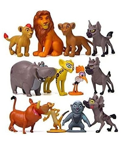 12 pcs The Lion King 1-2.3in Mini King Figure Playset Toys Animal Figure Characters Toys Mini Figure Collection Playset $26.1...