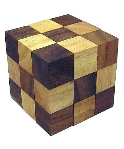 6 Wooden Puzzle Gift Set in A Wood Box - 3D Unique IQ Puzzles $51.06 Brain Teaser Puzzles