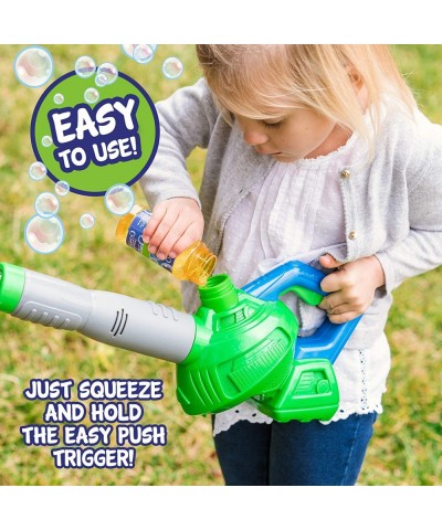 Maxx Bubbles Toy Bubble Leaf Blower with Refill Solution – Bubble Toys for Boys and Girls - Outdoor Summer Fun for Kids and T...