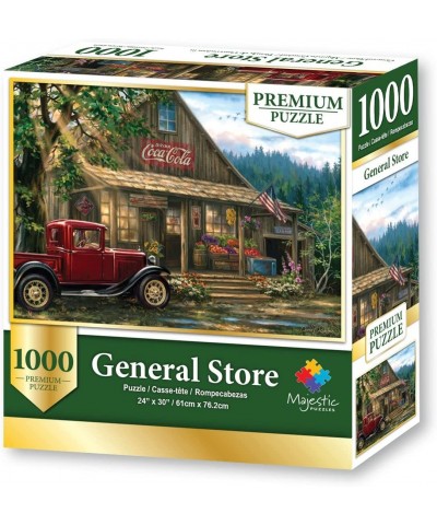 Majestic 1000 Piece Wooden Jigsaw Puzzle Country General Store $28.24 Jigsaw Puzzles