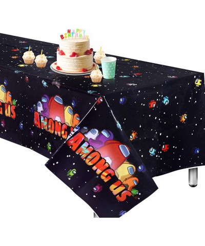 Among US Tablecloth Extra-Large 52”x90” Disposable Video US Table Cover Ideal for Birthday Party Supplies Decoration $16.88 K...