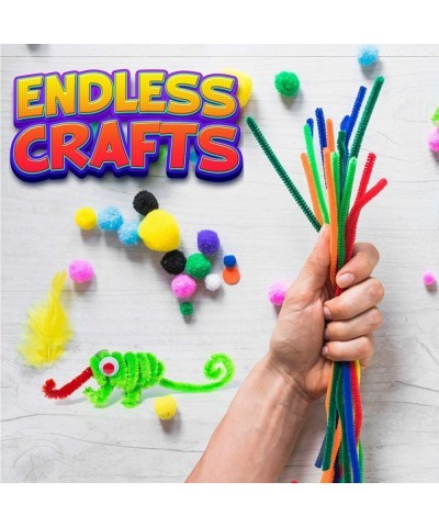 Pipe Cleaners Craft Chenille Stems - Chenille Cleaners Pipe Cleaners DIY Art & Craft Projects Kids Fuzzy Sticks Crafts Extra ...