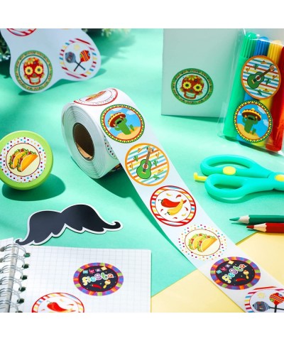 500 Pcs Fiesta Party Stickers Mexican Decorations Mexican Theme Stickers Mexican Party Favors for Kids Fiesta Scrapbook Stick...