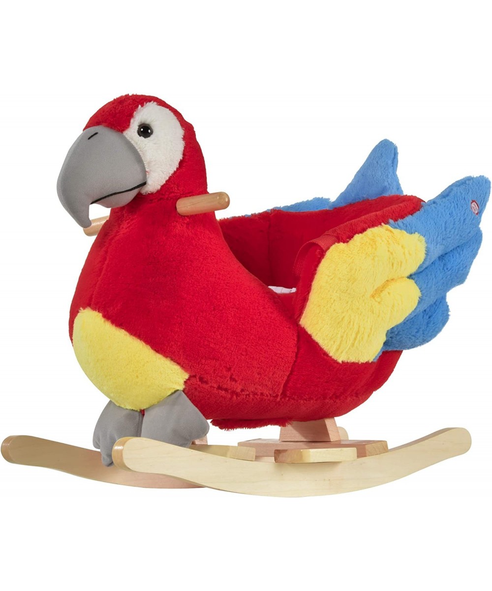 Kids Ride-On Rocking Horse Toy Parrot Style Rocker with Fun Music & Soft Plush Fabric for Children 18-36 Months $115.45 Rocki...