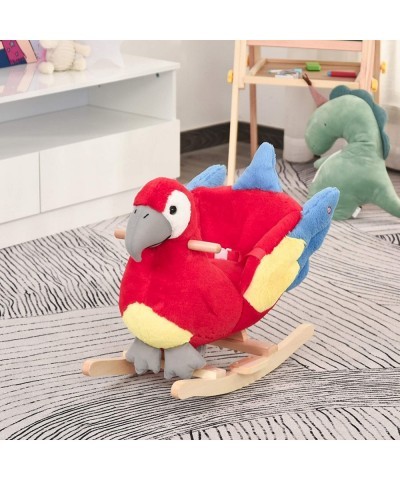 Kids Ride-On Rocking Horse Toy Parrot Style Rocker with Fun Music & Soft Plush Fabric for Children 18-36 Months $115.45 Rocki...