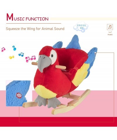 Kids Ride-On Rocking Horse Toy Parrot Style Rocker with Fun Music & Soft Plush Fabric for Children 18-36 Months $115.45 Rocki...