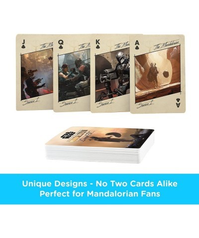 Star Wars Playing Cards - Art of The Mandalorian Themed Deck of Cards for Your Favorite Card Games - Officially Licensed Star...