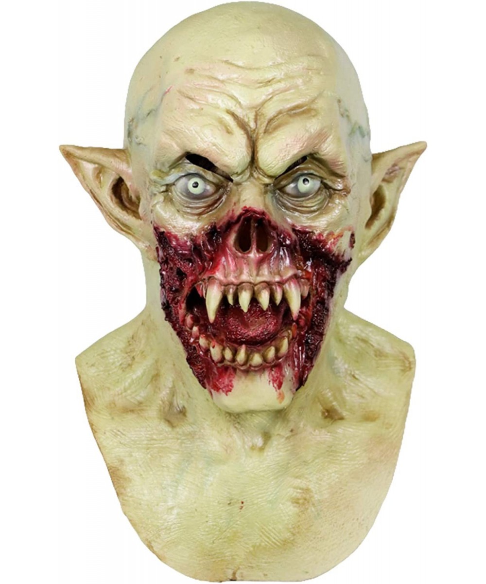 Vampire Mask Scary Dracula Monster Halloween Costume Party Horror Demon Zombie (earthy yellow) $28.63 Kids' Dress-Up Accessories