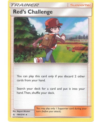 Red's Challenge - 184/214 - Holo Rare - Unbroken Bonds $10.74 Electronic Learning & Education Toys