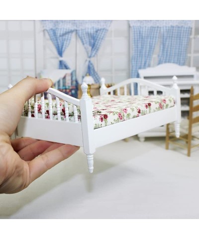 Dollhouse Decoration Accessories Mini Dollhouse Furniture Bed Miniature Bed Room Kids Pretend Play Toy $28.60 Dollhouse Acces...