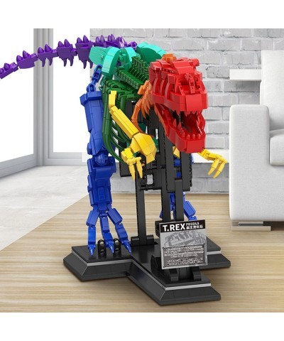 Rainbow Dinosaur Fossils Building Blocks Toys Ideas Jurassic Dinosaur Toys Construction Set to Build Dinosaur Education Toys ...