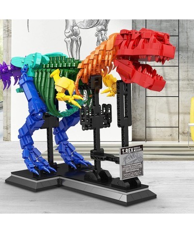 Rainbow Dinosaur Fossils Building Blocks Toys Ideas Jurassic Dinosaur Toys Construction Set to Build Dinosaur Education Toys ...