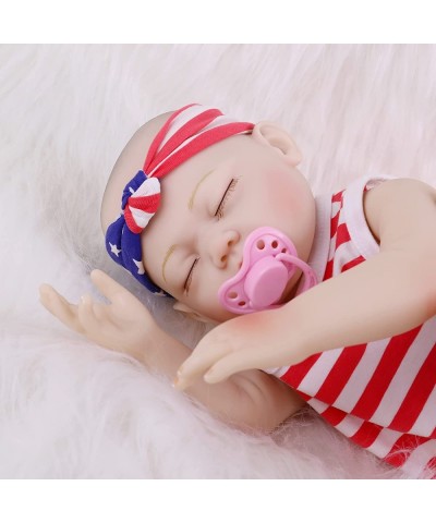 Reborn Baby Dolls Silicone Full Body Realistic 18 Inch Lifelike Soft Vinyl Girl Dolls with Kitten Cat Toy Birthday Gifts for ...