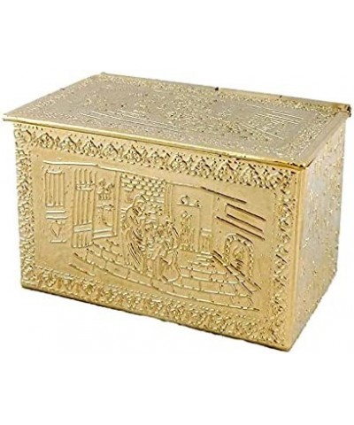 House Miniature Fireplace Accessory Brass Log Box Holder 1:12 Scale $65.40 Dollhouse Accessories