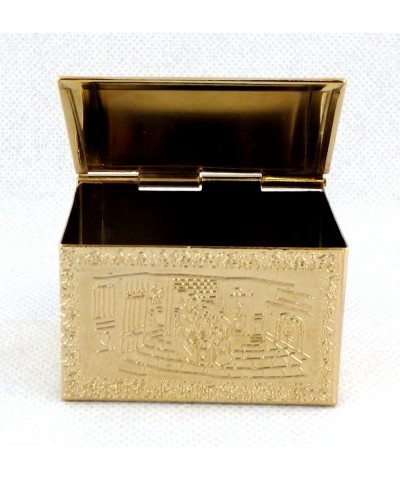 House Miniature Fireplace Accessory Brass Log Box Holder 1:12 Scale $65.40 Dollhouse Accessories