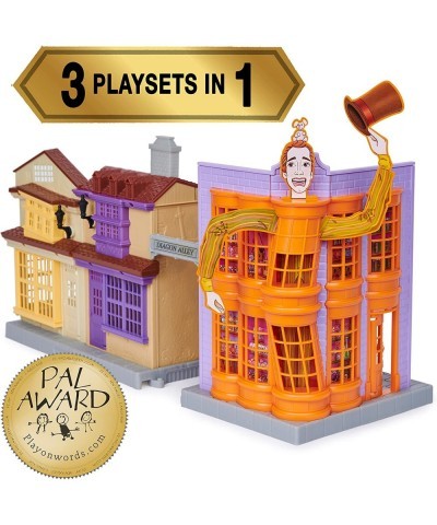 Harry Potter Magical Minis Diagon Alley 3-in-1 Playset with Lights & Sounds 2 Figures 21 Accessories Kids Toys for Ages 6 and...