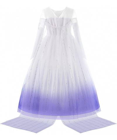 Girls Princess Dress Snow Party Halloween Costume with Accessories $50.23 Kids' Costumes