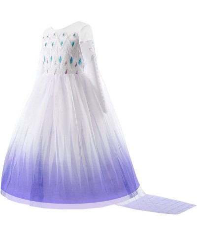 Girls Princess Dress Snow Party Halloween Costume with Accessories $50.23 Kids' Costumes