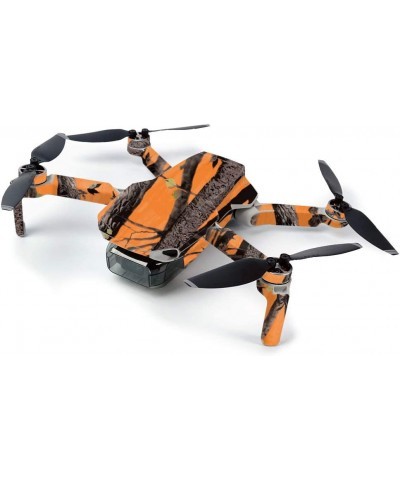 MightySkins Skin for DJI Mavic Mini Portable Drone Quadcopter - Orange Camo | Protective Durable and Unique Vinyl Decal wrap ...