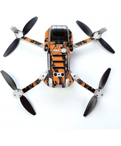 MightySkins Skin for DJI Mavic Mini Portable Drone Quadcopter - Orange Camo | Protective Durable and Unique Vinyl Decal wrap ...