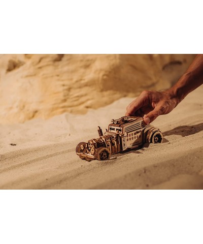 Apocalyptic Car 3D Wooden Puzzles for Adults and Kids to Build - Rides up to 26 feet - Wooden Model Car Kits to Build for Adu...