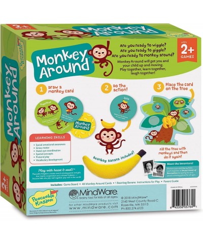 Monkey Around First Game for Toddlers Interactive Play with Parent Ages 2+ $39.68 Board Games