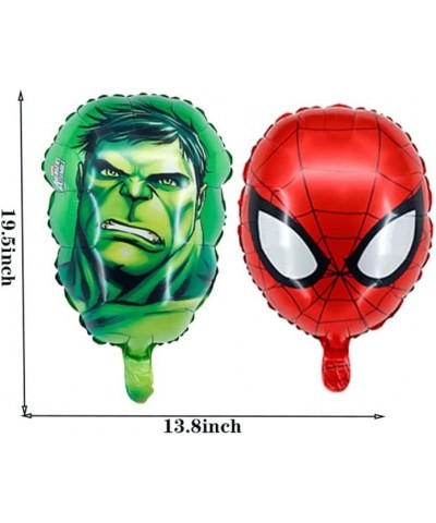 10PCS superhero balloons children's superhero theme 4th birthday party decorations $24.04 Kids' Party Decorations