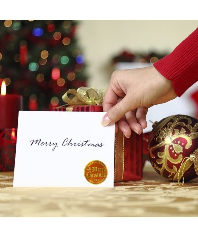 2000 PCS Christmas Stickers Roll 1 Inch Merry Xmas Sticker Removable Waterproof Round Happy Holiday Labels for Envelope Seals...