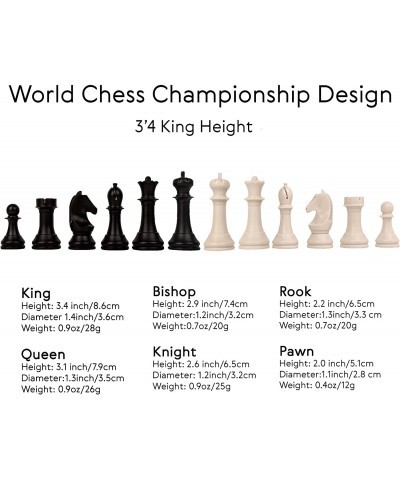 Championship Set Full Official Tournament Extra Queens Unique Sets for Kids and Adults Board Game Weighted Pieces (Extra Quee...