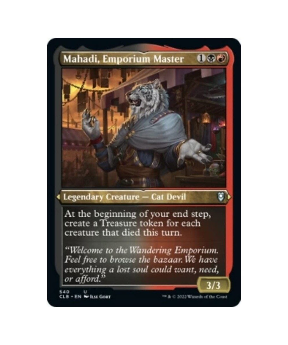 Magic: the Gathering - Mahadi Emporium Master (540) - Etched - Foil - Battle for Baldur's Gate $11.00 Trading Cards & Accesso...