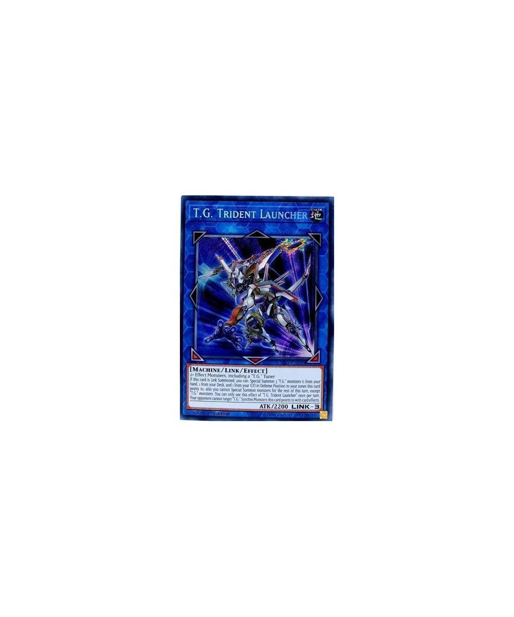 T.G. Trident Launcher - SAST-EN050 - Savage Strike - First Edition - Secret Rare $13.08 Card Games