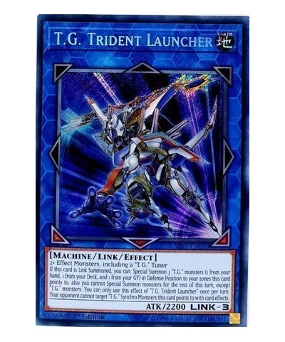 T.G. Trident Launcher - SAST-EN050 - Savage Strike - First Edition - Secret Rare $13.08 Card Games