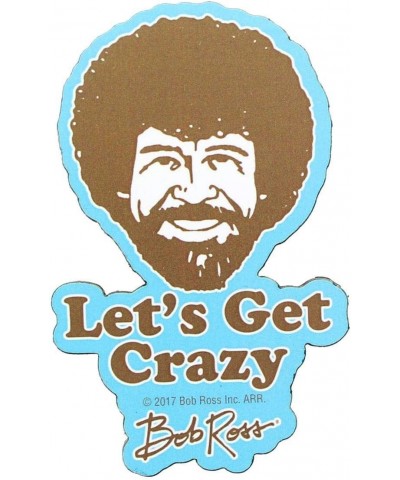 Bob Ross Crazy Funky Chunky Novelty Magnet for Refrigerator Locker Whiteboard & Game Room Officially Licensed Merchandise & C...