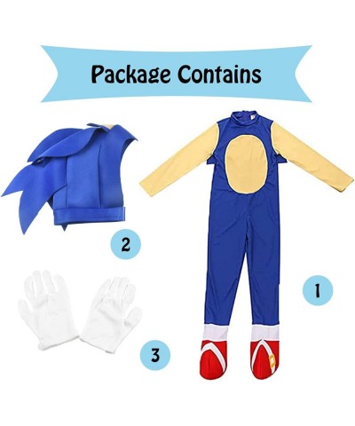 Hedgehog Costume for Boys Halloween Costumes Fancy Dress Bodysuit Jumpsuit for Kids $46.31 Kids' Costumes