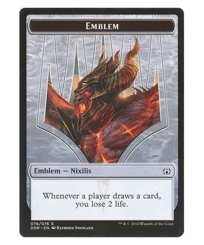 Emblem - Ob Nixilis - Duel Decks: Nissa vs Ob Nixilis $10.31 Card Games