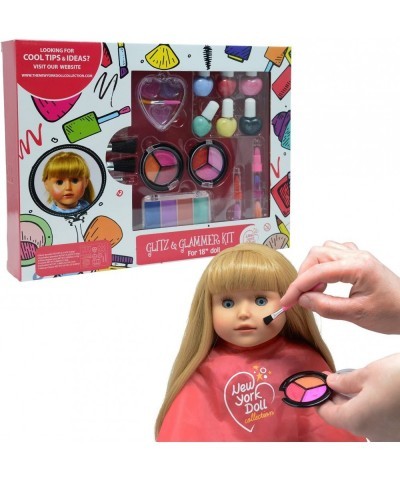 Washable Makeup set for Dolls and Kids - pretend play Cosmetic Set - Doll not included $37.76 Doll Accessories