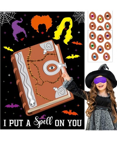 Halloween Games for Kids Party Hocus Pocus Pin The Eye on The Spell Book Halloween Party Games for Kids Adults Halloween Hocu...