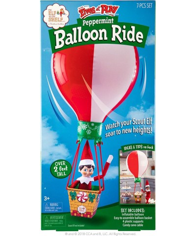 Peppermint Balloon Ride Red - Elf NOT Included $30.65 Play Figure Playsets