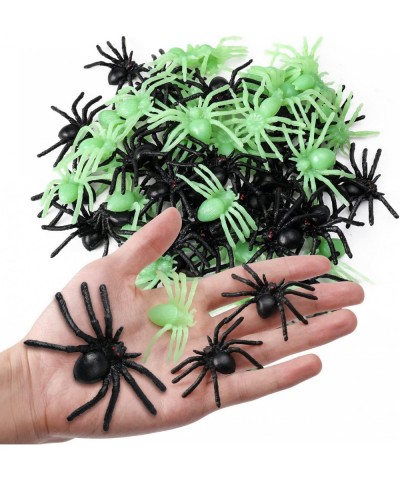 Laivomda 60 Pcs Plastic Spiders for Halloween Decorations & Party Decors Realistic Spiders Bulk Fake Spiders Halloween Prank ...