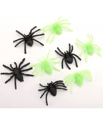 Laivomda 60 Pcs Plastic Spiders for Halloween Decorations & Party Decors Realistic Spiders Bulk Fake Spiders Halloween Prank ...