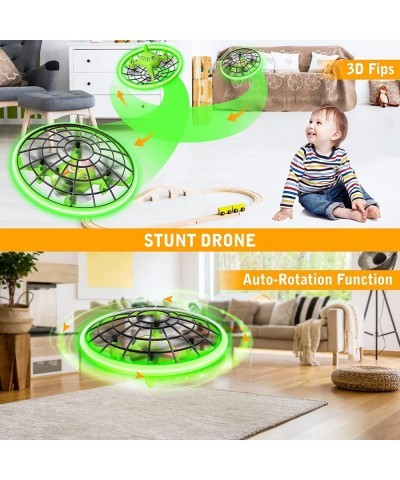 Drone Toys for Kids Cool Gifts for Boys and Girls Mini Drone with Green LED Light RC Drone with 3D Flips Headless Mode Altitu...