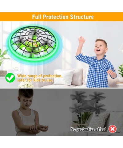 Drone Toys for Kids Cool Gifts for Boys and Girls Mini Drone with Green LED Light RC Drone with 3D Flips Headless Mode Altitu...