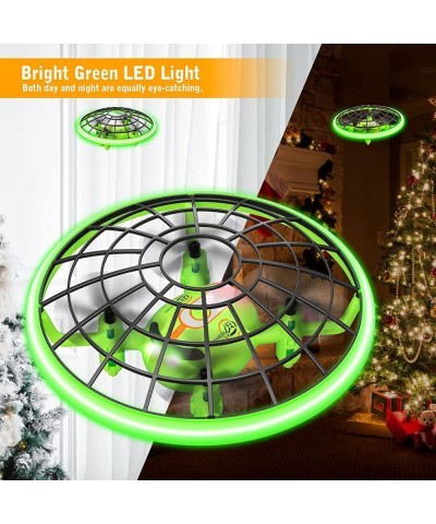 Drone Toys for Kids Cool Gifts for Boys and Girls Mini Drone with Green LED Light RC Drone with 3D Flips Headless Mode Altitu...