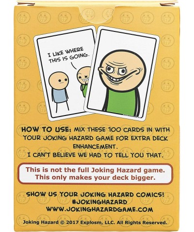 Deck Enhancement 1 - The first expansion of Comic Building Card - Party Game by Cyanide and Happiness for 3-10 players Orange...