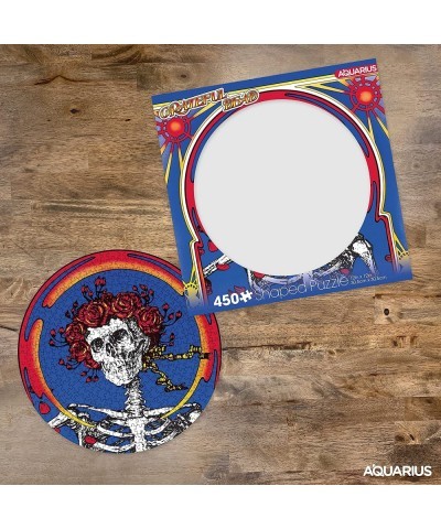 Grateful Dead Skull & Roses Record Disc Puzzle (450 Piece Jigsaw Puzzle) - Glare Free - Precision Fit - Officially Licensed M...